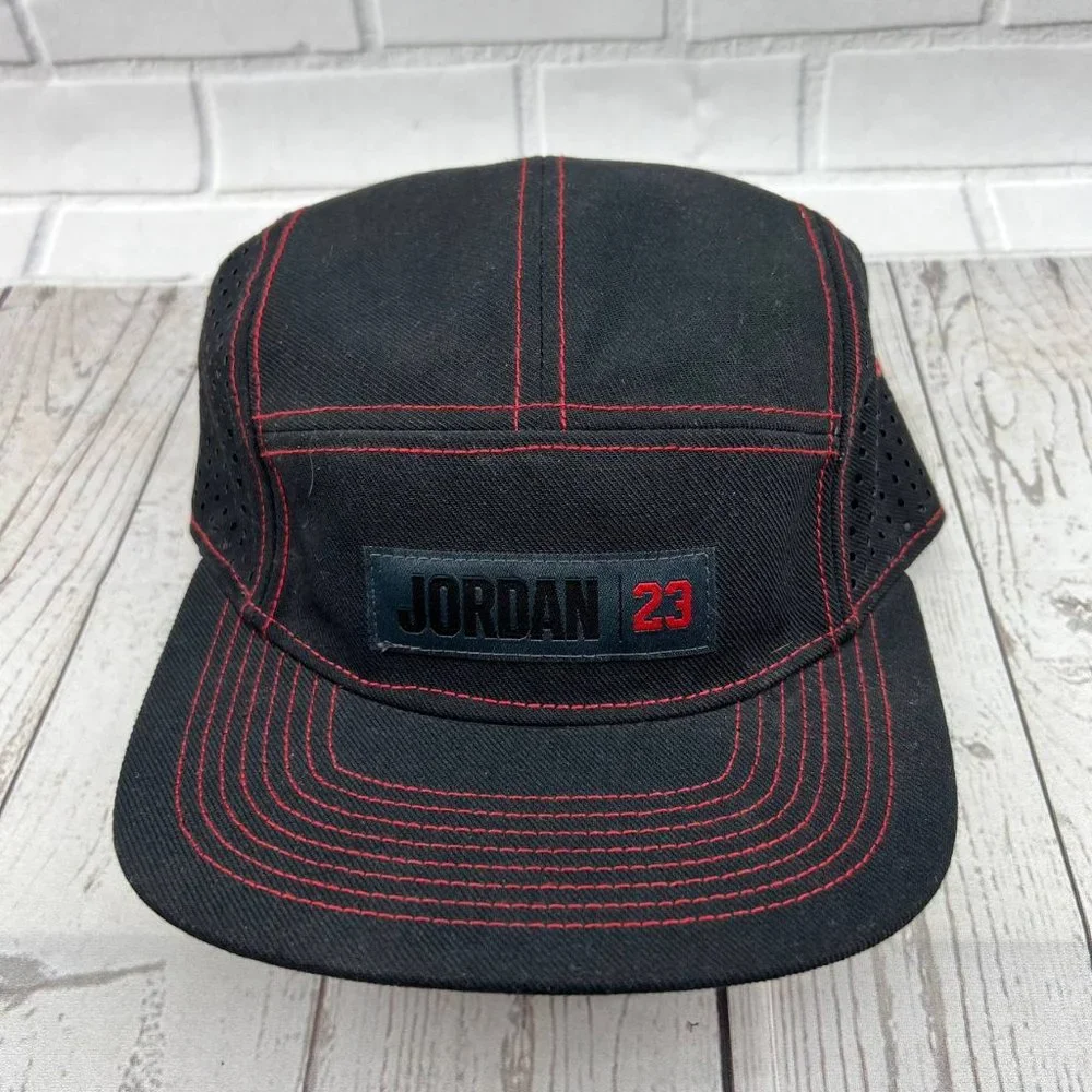 Air Jordan 23 5‎ Panel Jumpman Hat Strapback Cap Black Men